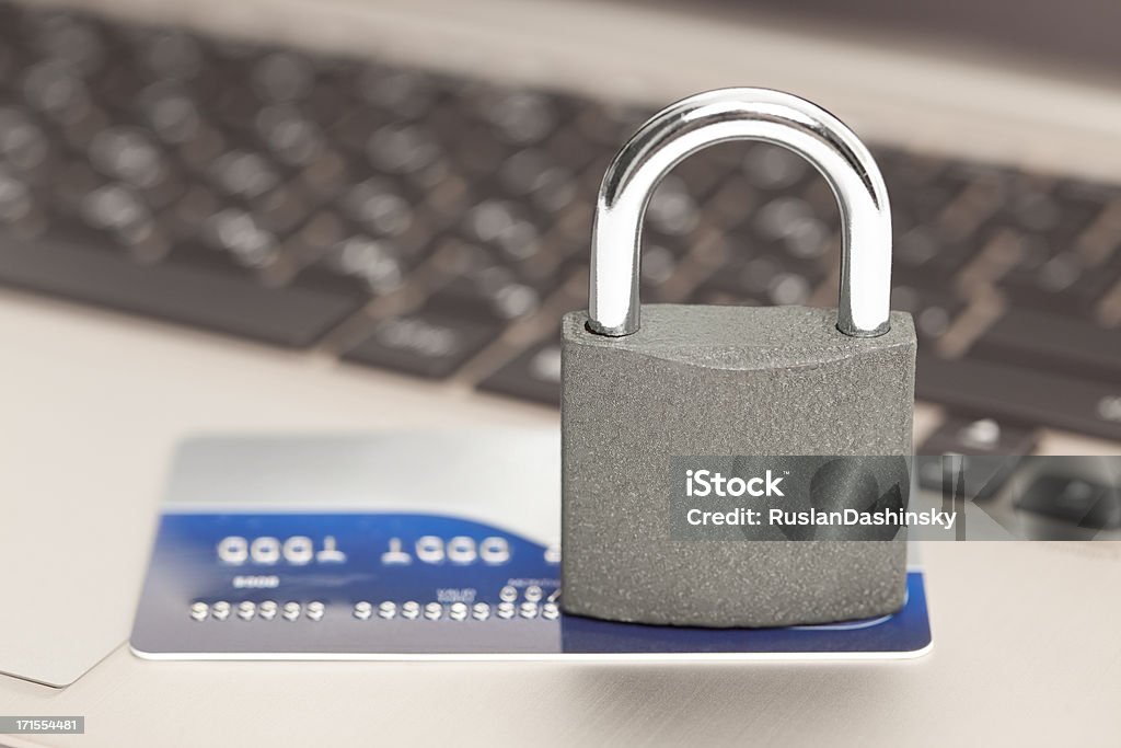 Bloqueo de seguridad de Internet. - Foto de stock de Abstracto libre de derechos