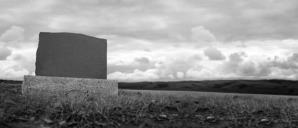 Tombstone stock photo