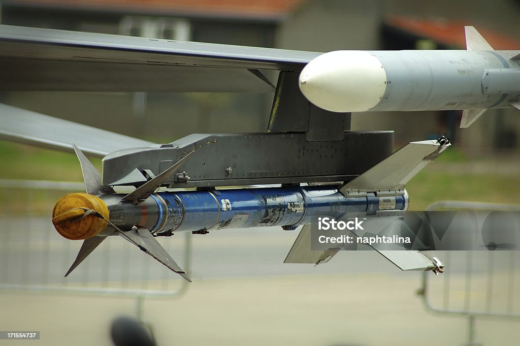 AIM - 9 sidewinder - Lizenzfrei Lenkflugkörper Stock-Foto
