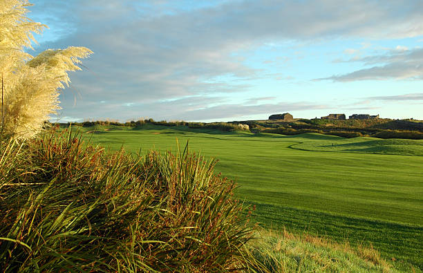 campo da golf in irlanda - republic of ireland golf northern ireland landscape foto e immagini stock