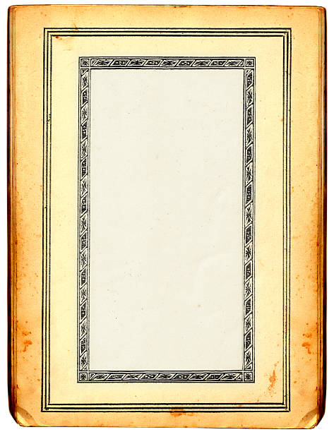 istock Antique paper with fancy border 171555627
