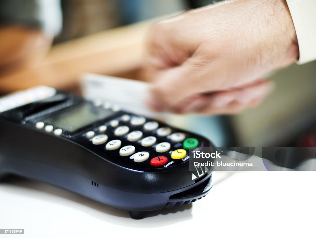 Pago con tarjeta de crédito - Foto de stock de Actividad comercial libre de derechos