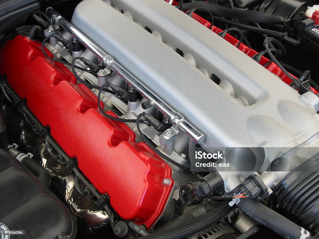 V - 10 motore (1 - Foto stock royalty-free di Automobile