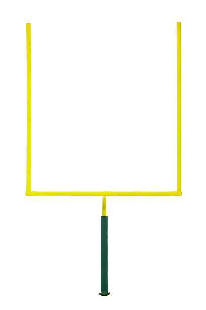 football goal post - end zone stock-fotos und bilder