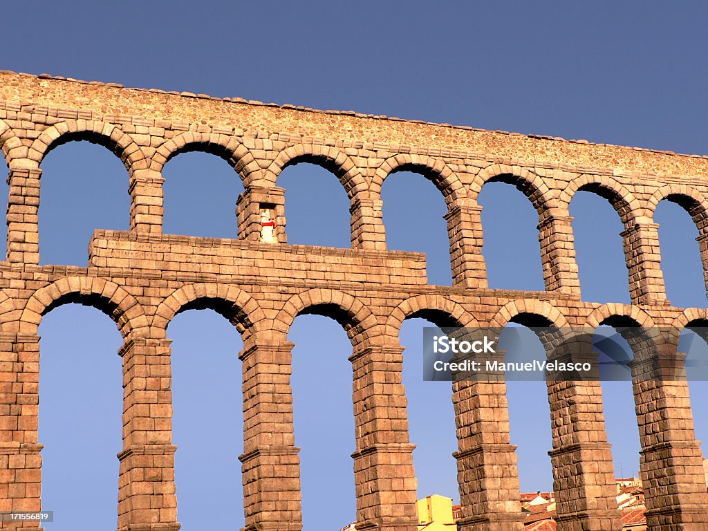 Aqueduto romano de Segóvia - Royalty-free Antigo Foto de stock