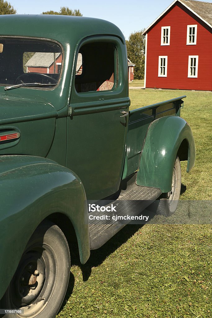 Rural color Farm truck in a rural setting - Alberta Istockalypse Alberta Stock Photo
