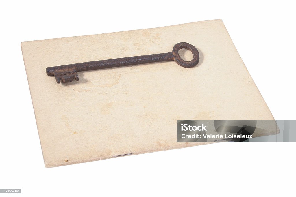 Documento clave y viejo - Foto de stock de Anticuado libre de derechos