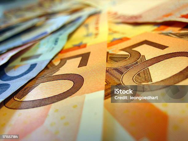 Banknoty Euro 50 - zdjęcia stockowe i więcej obrazów Symbol Euro - Symbol Euro, Waluta Unii Europejskiej, Banknot
