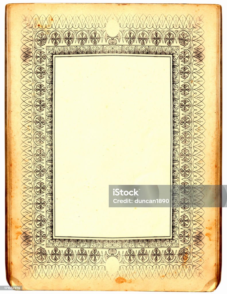 Handbook Paper Frame Paper Frame Stock Illustration - Download Image Now - Book Cover ...