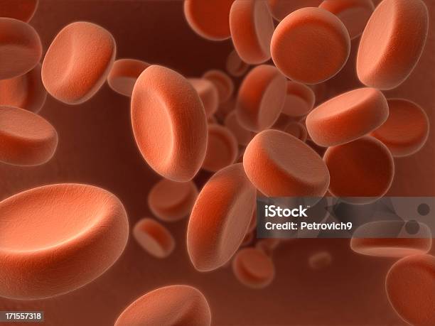 Macro De Sangue - Fotografias de stock e mais imagens de Ampliação - Ampliação, Biologia, Ciência