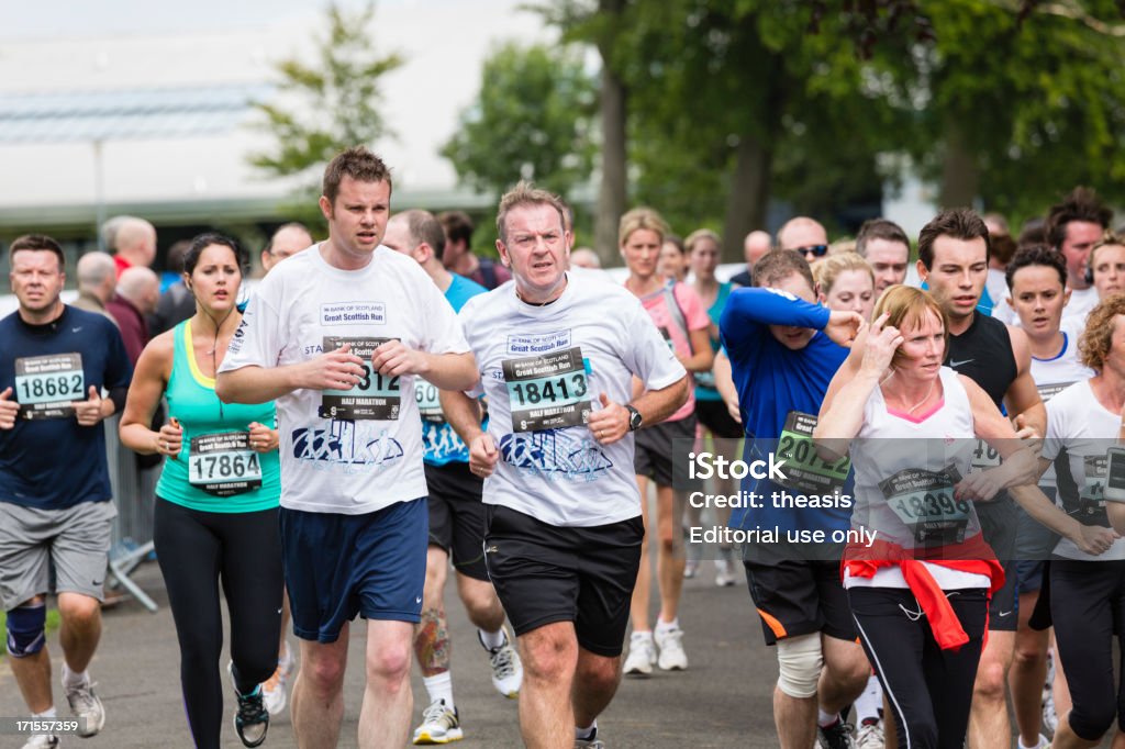 Corredores de meia maratona - Foto de stock de 60 Anos royalty-free