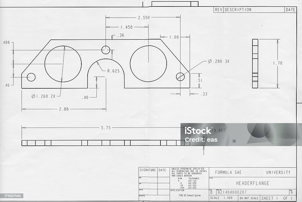 Disegno tecnico - Foto stock royalty-free di Cianografia