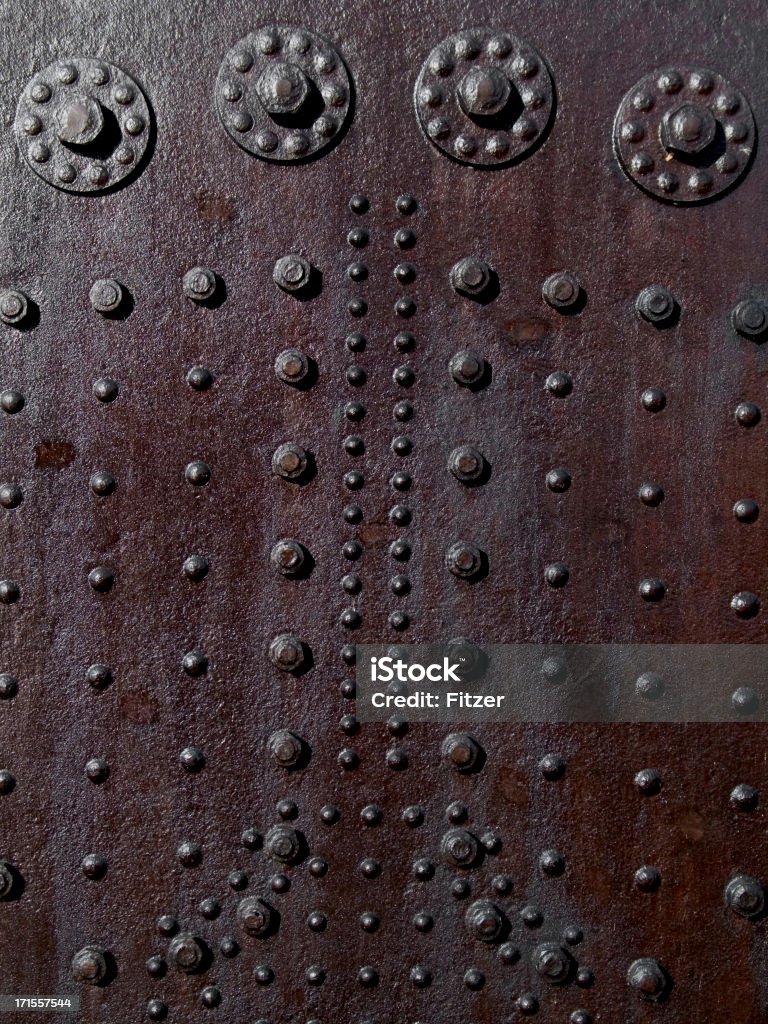 Rouillé avec rivets - Photo de Motif libre de droits