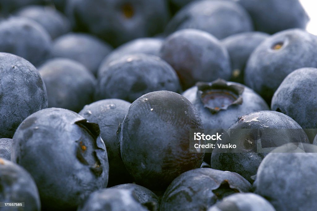 Blueberries Макро 2 - Стоковые фото Выпекать роялти-фри