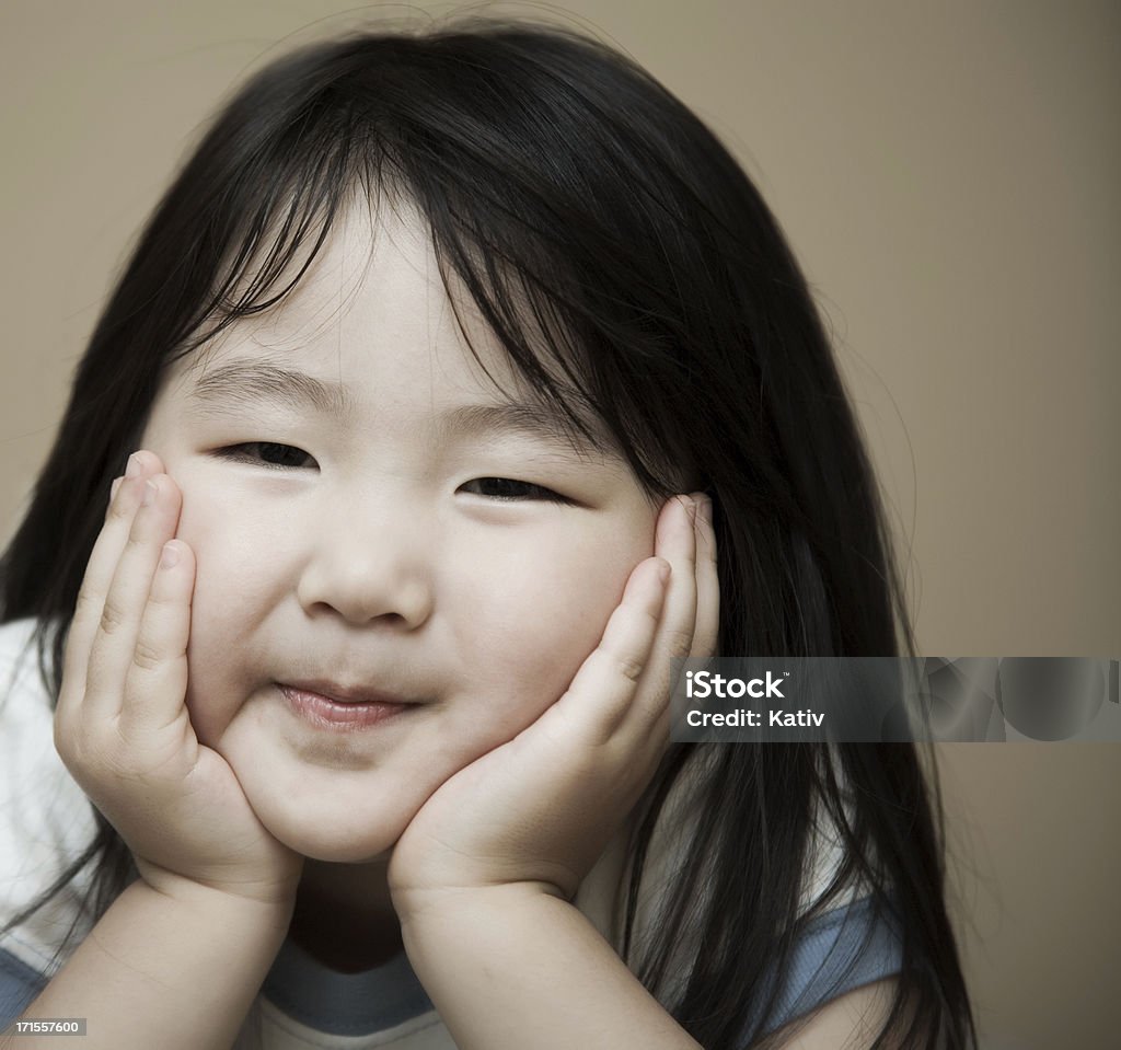 귀여운 아시아판 여자아이 미소 - 로열티 프리 소녀 스톡 사진