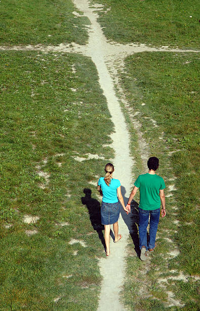 istock Young couple comes to a crossing 171557656