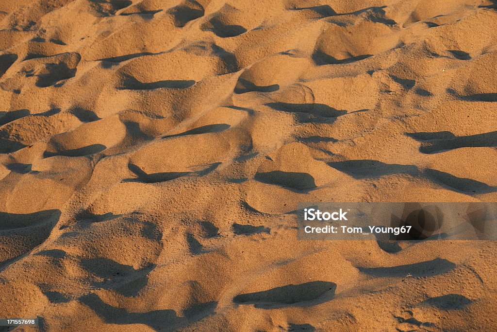 Pôr do sol dourado areia - Foto de stock de Areia royalty-free