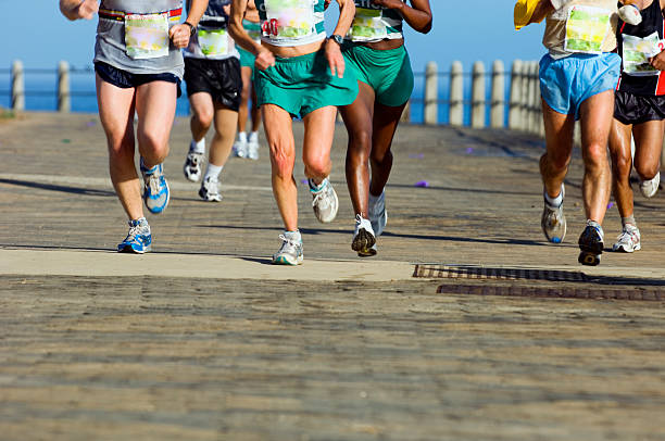 istock Group of runners on paved road 171557781