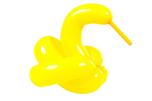 Balloon Swan stock photo