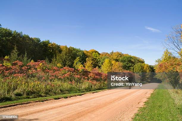 Jesień Kraju Droga Hz - zdjęcia stockowe i więcej obrazów Czas - Czas, Czerwony, Droga