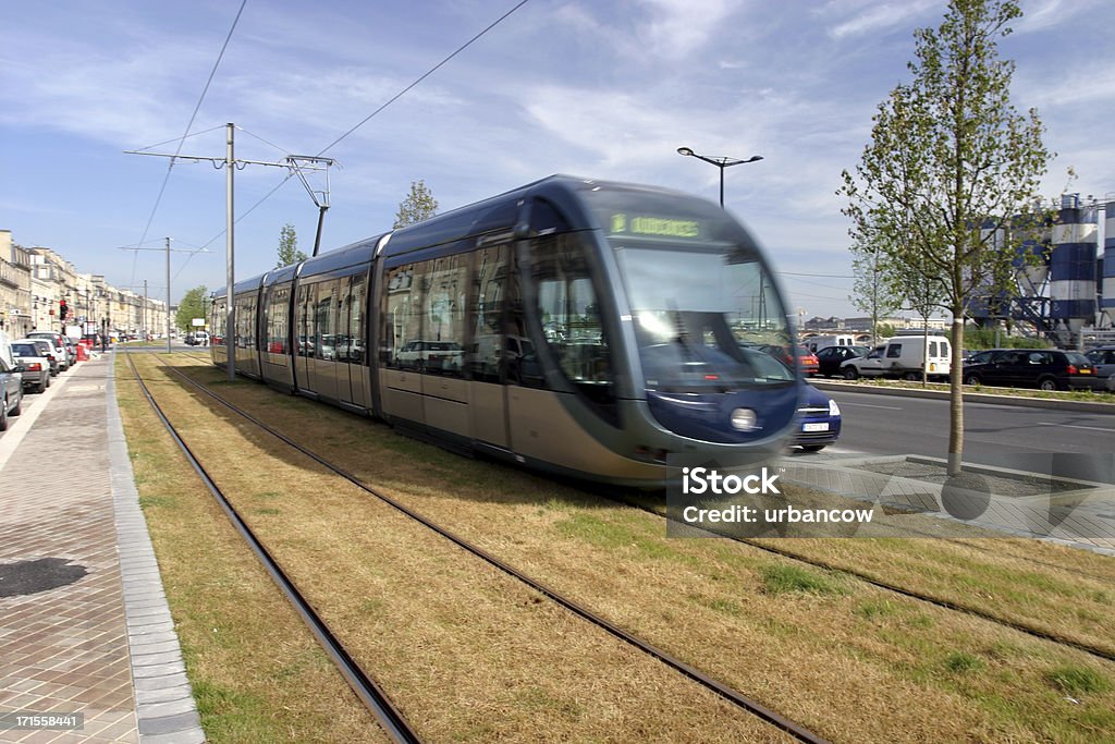 Die Straßenbahn - Lizenzfrei Bordeaux Stock-Foto