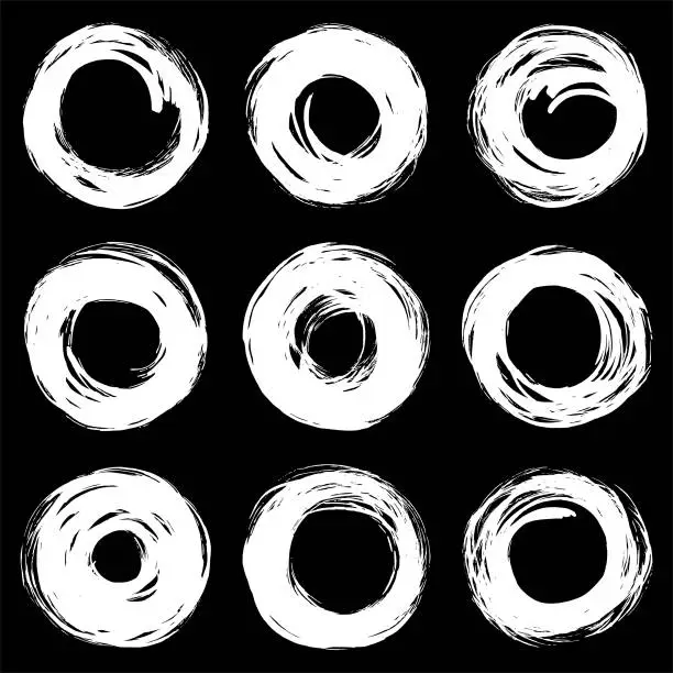 Vector illustration of Circles