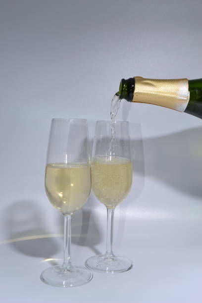 istock Bottle of champagne and glass 1715619969
