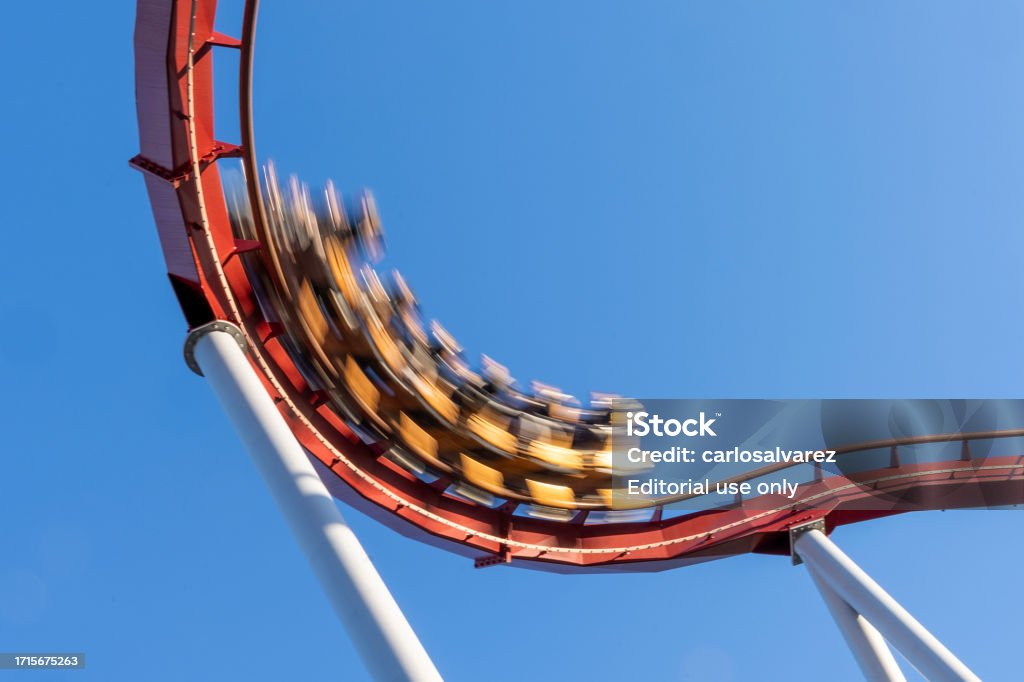 Rollcoaster Bumpy Rollercoaster Stock Photo - Download Image Now - Rollercoaster, Tivoli ...