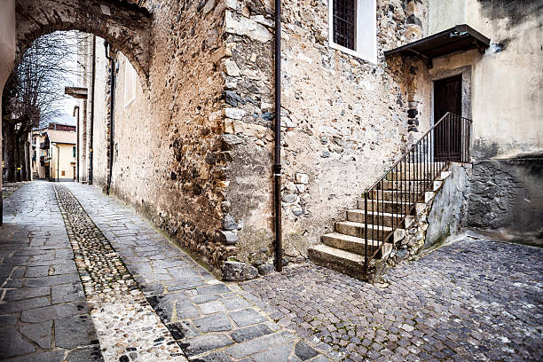 Medieval Italian village architecture