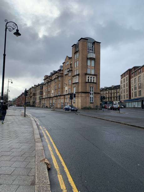 istock Blonde Sandstone Terraced Homes in Glasgow, Scotland 1715710820