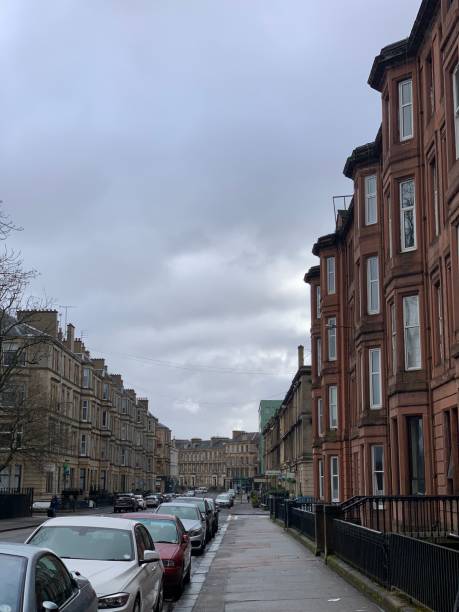 istock Blonde Sandstone Terraced Homes in Glasgow, Scotland 1715710833