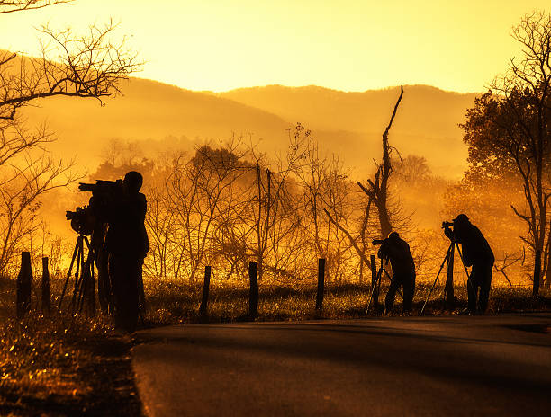 Photographers in action