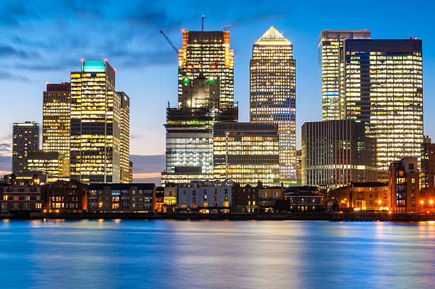 istock Canary Wharf at Dusk, London, England 171571227