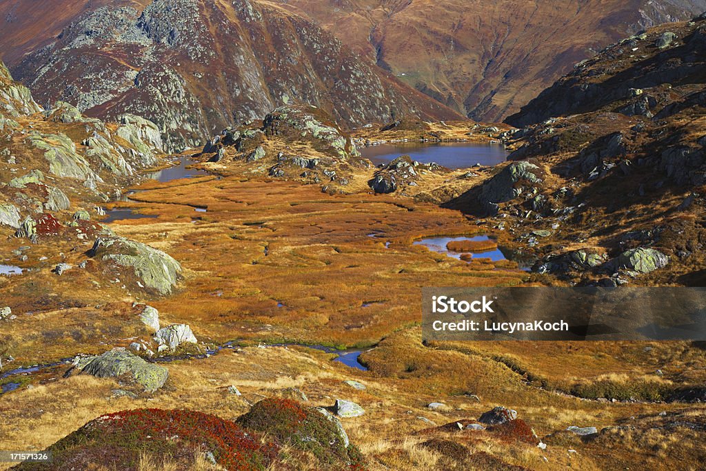 Herbst auf die Berge - Lizenzfrei Alpen Stock-Foto