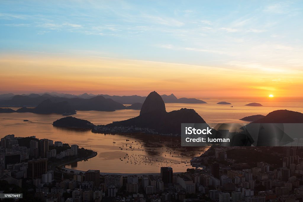 Nascer do sol no Rio de Janeiro - Foto de stock de Rio de Janeiro royalty-free