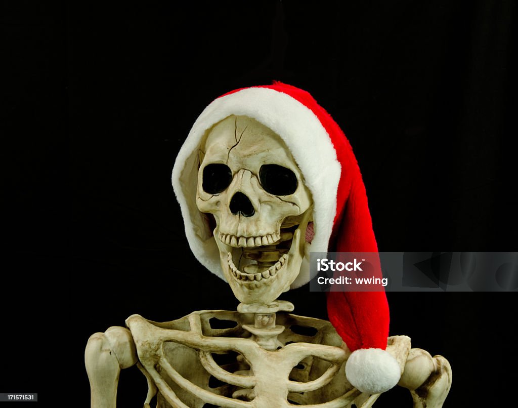 Skeleton Santa Stock Photo - Download Image Now - Human Skeleton, Santa  Claus, Christmas - iStock