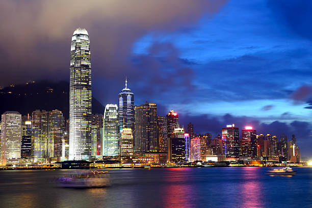 istock Hong Kong Victoria Harbor during sunset 171571551