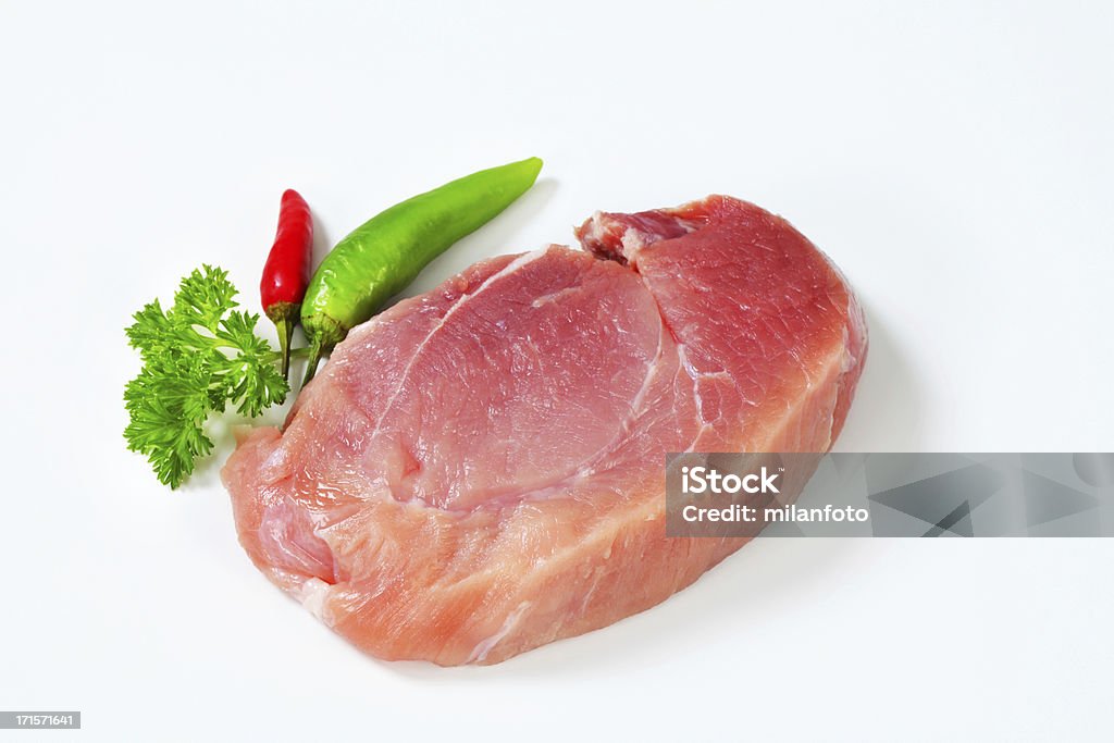 Fatia de carne de ombro - Foto de stock de Pedaço de carne royalty-free