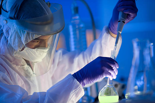 istock scientists working at the laboratory examining hazardous chemicals 171571646