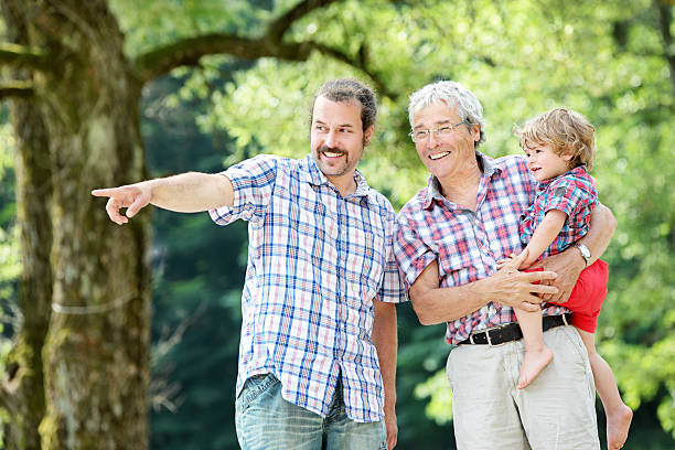 istock Happy Generations - Grandpa, Dad & Grandson 171571766
