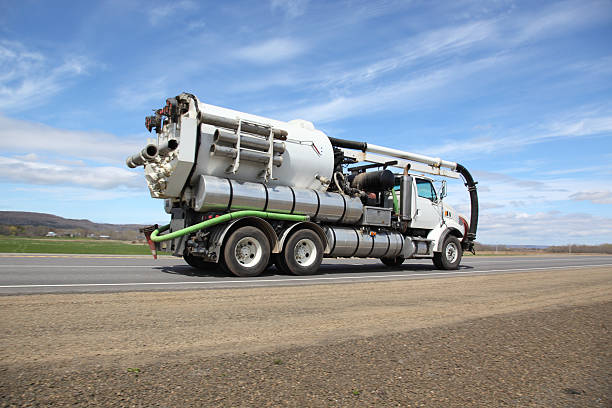 pumper caminhão - sewage truck - fotografias e filmes do acervo