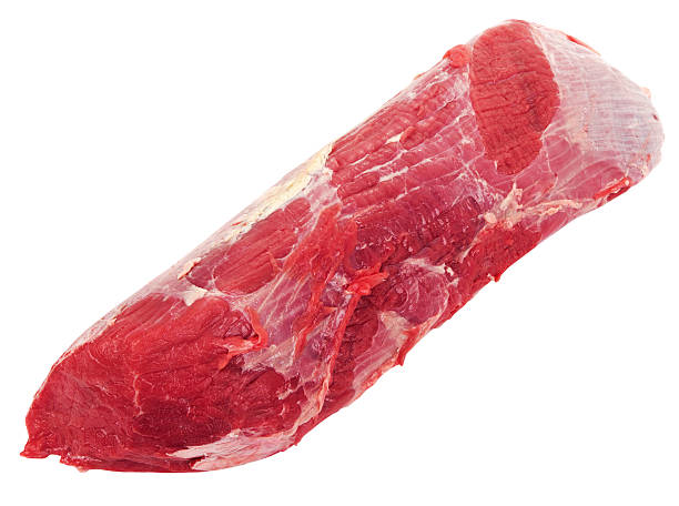 ronda de gado de corte - beef sirloin steak raw loin imagens e fotografias de stock