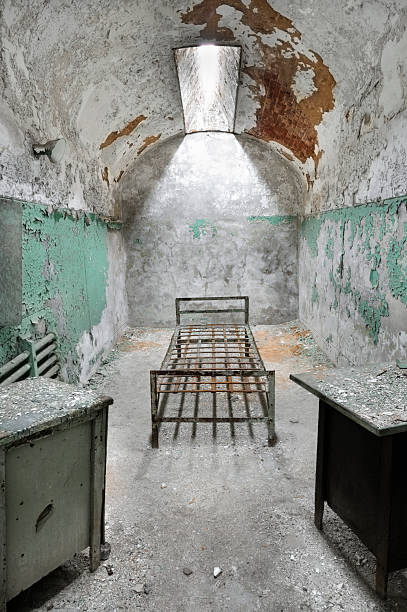 istock Abandoned Prison Cell with Furniture, Eastern Penitentiary 171572187