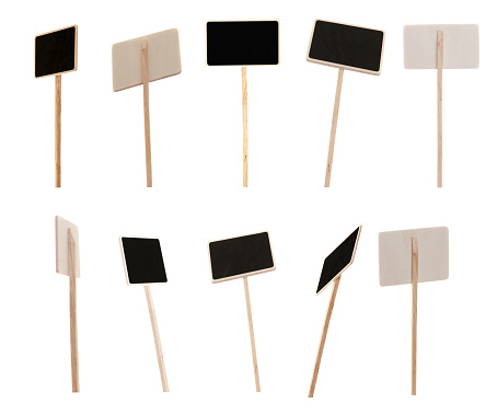 picket sign from various angles