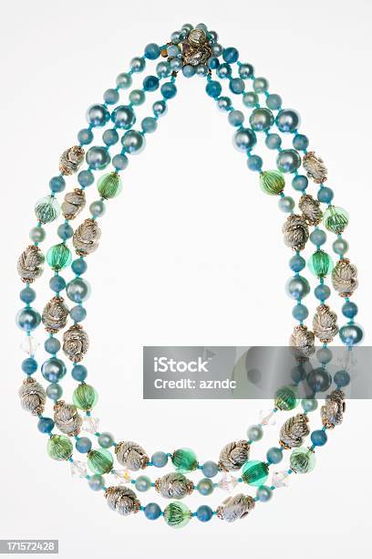 Vintage Necklace Stock Photo - Download Image Now - Necklace, Old-fashioned, Retro Style