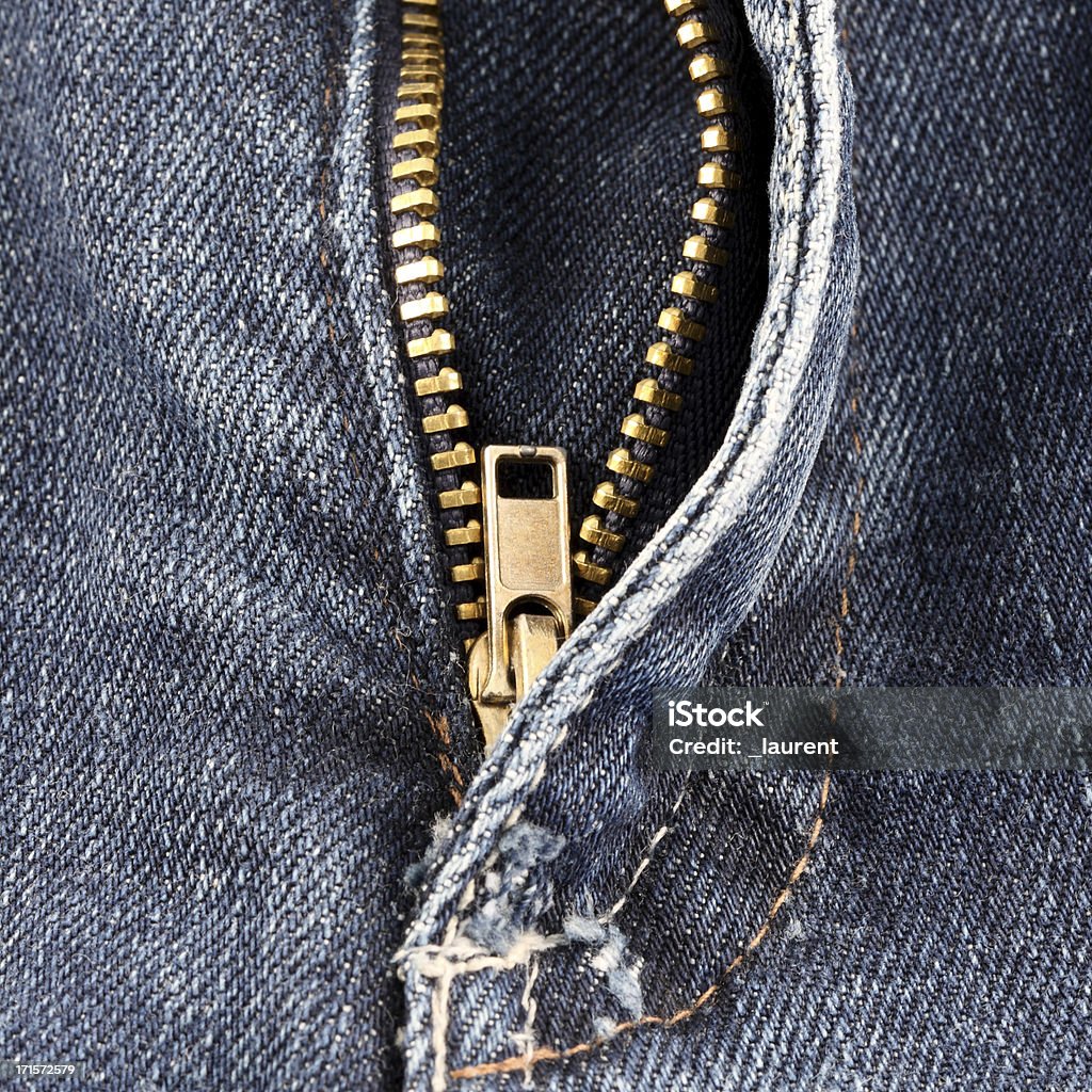 Jeans fermeture zippée - Photo de Fermeture à glissière libre de droits