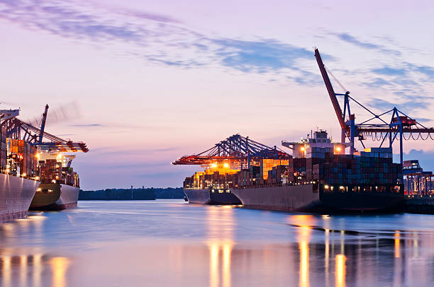 istock Mega carrier in the harbor 171572754