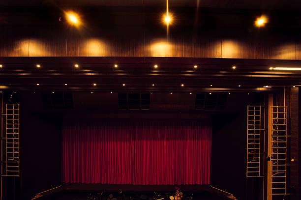 etapa de teatro - stage theater theatrical performance curtain seat fotografías e imágenes de stock
