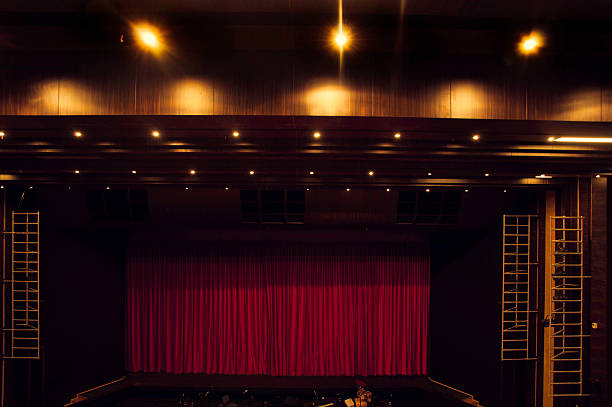 teatr etapie - stage theater theatrical performance curtain seat zdjęcia i obrazy z banku zdjęć