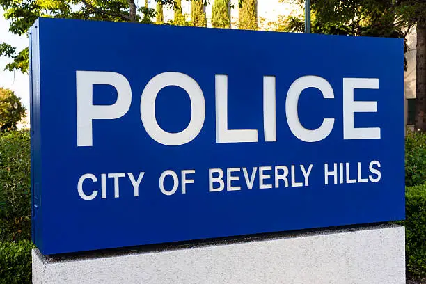 Photo of City of Beverly Hills Police Sign Picture